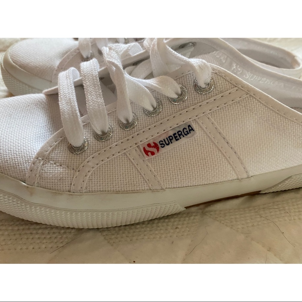 SUPERGA Sz. 39 Women’s white slide on shoes